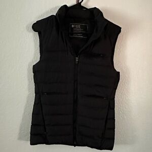 Figs Women's xs Black On-shift Packable Puffer Vest